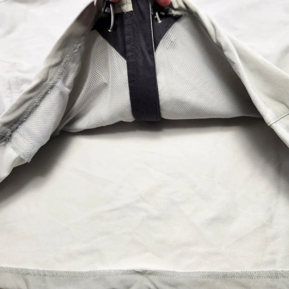 North Face Apex Pneumatic Jacket Men XXL Windwall Stretch Woven Softshell Gray